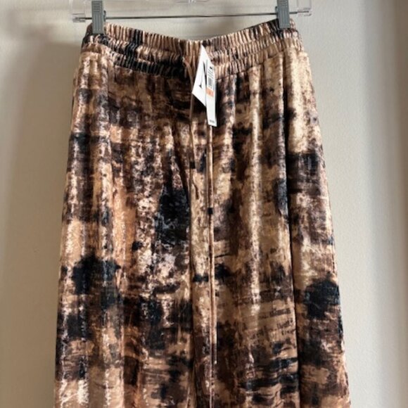 NWT Nina Parker Womens Plus Velvet Drawstring Wide Leg Pants 2X - Picture 4 of 6